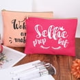 thumbnail image 4 of Bolsa de cosméticos Xuniea, divertida bolsa de maquillaje de lona, 6 piezas, 4 of 7