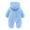 a-Blue37, variant on VNKIDY Boys Bodysuits Baby Boys Girls Hooded Long Sleeve Footed One Piece Romper Jumpsuit Winter Warm Thickened Bodysuit Onesies Pajamas Soft Clothes Cozy Jumpsuit