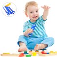 thumbnail image 4 of Juego de 3 herramientas para niños, taladro, juguete de simulación, juguete de construcción para niños y niñas, juguetes de tornillos para niños de 3 años en adelante, 4 of 7