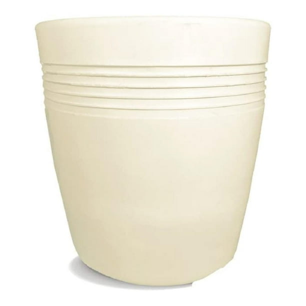 Maceta Minimalista 20x11 Moderna Interior Exterior beige Elly Decor MCA01TRR-20x11PMINA