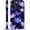 Purple Flowers, variant on Compatible with iPhone 17 Case, Moon Orange Butterfly Pattern Print Matte Phone Case Durable Fashion Funny Liquid Silicone Case Soft Anti-Scratch Shockproof Protective Cover