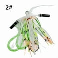 thumbnail image 2 of Silicone Skirt with Bell for Snapper Skirt Rubber Jig Head BKK Sea Fishing Hook, 2 of 10