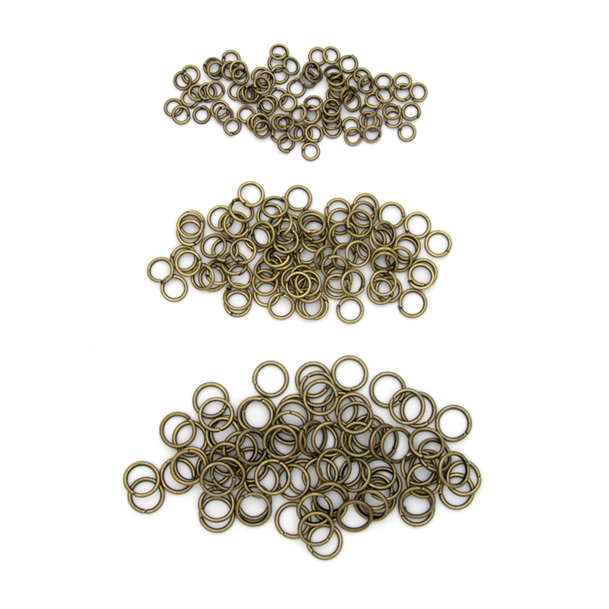DADIFEN Gold Jump Rings 4mm 5mm 6mm 7mm 8mm 10mm Open Jump Rings Jewelry  Making Supplies Jump Ring for DIY Bracelet Earrings Necklace Jewelry  Findings
