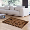 thumbnail image 2 of Halloween Door Mat Outdoor Doormat Rubber Non Backing Funny Doormat Indoor Hocus, 2 of 7