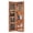 Brown, variant on LHYY Solid Wood Jewelry Armoire Organizer Cabinet with Full-Length Mirror,47.5x14.3 in Wall-Mounted Lockable with LED Light
