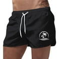 thumbnail image 1 of Mens Swim Trunks 5 Inch Stretch Gradient Mens Bathing Suits Lightweight Bathing Suit Men's Swim Trunks Summer Beach Oversized Swimwear, 1 of 4