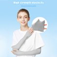 thumbnail image 4 of Tmvgtek Mangas De Brazo De Refrigeración Unisex Ciclismo Running Sport Sunscreen Arm Cuff (Gris) Tmvgtek paseo en bicicleta, 4 of 8