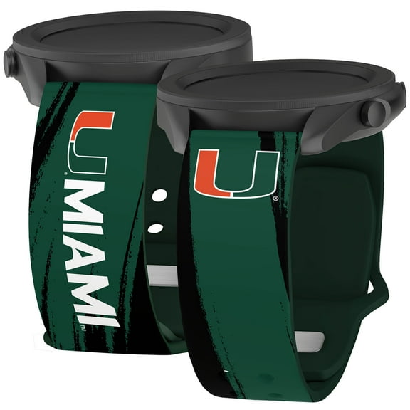 Miami HD Paint Stripe Unisex Watch Band for Samsung Galaxy Watch 4 - 7 and More, 22mm Long by Affinity Bands