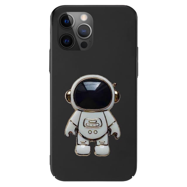 Para ZTE Axon 40 SE Lite Funda De Silicona Suave Brillante + Soporte De Astronauta 40Lite 40SE Cubierta Trasera
