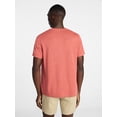 thumbnail image 3 of George Men's & Big Men's Relaxed Fit Knit Cloth Henley Shirt with Short Sleeves, Sizes XS-5XL, 3 of 5