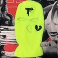 thumbnail image 4 of GRNSHTS 3-Hole Full Face Cover, Thermal Knit Ski Mask Winter Balaclava Cap for Outdoor Sports (Fluorescent Yellow), 4 of 8
