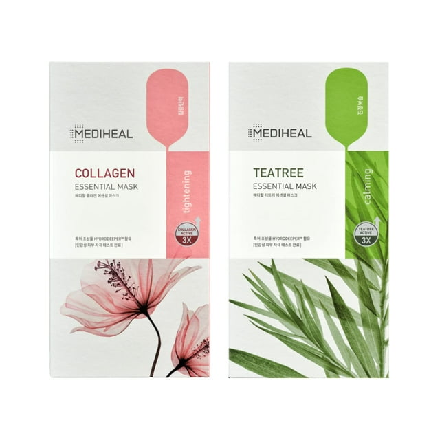 Mascarilla Mediheal Collagen Teatree Essential x20 All Skin
