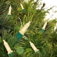 thumbnail image 2 of Indoor/Outdoor 100-Count LED Mini Christmas String Lights, Warm White, Green Wire, 19.5', by Holiday Time, 2 of 7