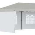 thumbnail image 4 of Spaco 10' x 20' Pop Up Canopy party Tent with 4 Sidewalls , White, Outdoor Party Event Tents, 4 of 6