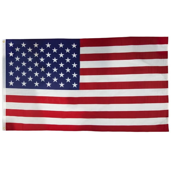 Valley Forge USS-1 Flag, 5 ft W, 3 ft H, Polycotton
