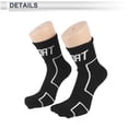 thumbnail image 3 of Calcetines de ciclismo anti-fricción m calcetines de bicicleta al aire libre negros unisex 1 par con diseño de cuadros colorido reflectante, 3 of 6