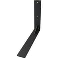 thumbnail image 3 of Ekena Millwork 2 1/2"W x 16"D x 12"H Countertop Support Steel Heavy Duty Bracket w/ Gusset, Powder Coated Black, 3 of 10