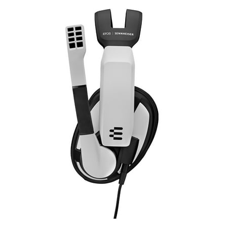 EPOS - GSP 301 Closed Acoustic Gaming Headset with noise canceling microphone - Black & White