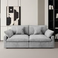 thumbnail image 1 of The Magic Home Cloud Modular Linen Sectional Sofa, Light Gray, 1 of 14