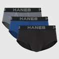 thumbnail image 2 of Hanes Premium Men's 3pk Comfort Total Support Pouch Briefs - Gray/Blue/Black S, 2 of 2