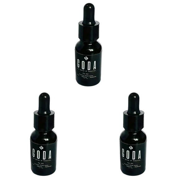 GODA Women's Fragrance Body Mist: Alluring Jasmine Rose Sweet Spicy Perfume Oil Vegan Cruelty-Free 15ml/0.5oz Makeup Organizers