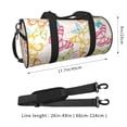 thumbnail image 2 of Easygdp Retro Colorful Butterfly Bolsa de Viaje, Bolsa de Mano, Bolsa de Gimnasio, Bolsa de Equipaje para Viaje, 2 of 6