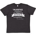 thumbnail image 3 of Inktastic Injustice Anywhere is a Threat to Justice Everywhere- Martin Luther King Jr. Youth T-Shirt, 3 of 5