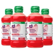 Parent's Choice Pediatric Electrolyte Solution, Cherry Punch, for Kids and Adults, 1 Liter, 4 Count