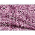 thumbnail image 5 of oneOone Rayon Dark Magenta Fabric Block Craft Projects Decor Fabric Printed By The Yard 56 Inch Wide-KR, 5 of 5