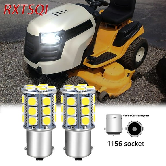2 Super LED Headlight Bulbs for Cub Cadet LTX 1042, LTX 1046 KW tractor mower US