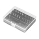 thumbnail image 4 of Extractor de tornillos dañados, 22 piezas, herramienta para quitar pernos rotos y pelados, herramienta multiusos de HSS, varilla moleteada negra de 60 mm, 4 of 12