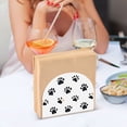 thumbnail image 3 of Yayeee Napkin Holder for Table Kitchen Paper Tissue Organization, Black Cartoon Cat Paw, 3 of 8