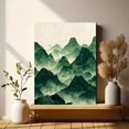 thumbnail image 6 of UXIEQU Misty Mountain Landscape Canvas Wall Art Print 15.75x11.81 Inches, 6 of 8
