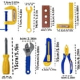 thumbnail image 3 of Kids Tool Set – 20 PCS Toddler Tool Set with Toy Drill, Pretend Play Kids Toys, Toy Tools for Kids Ages 3,4,5,6,7,8 Years Old, Boy Toys, 3 of 7