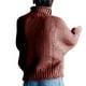 thumbnail image 5 of Suéteres de mujer de gran tamaño Cuello medio alto Mangas de murciélago Grueso Cuello alto suelto Suéteres casuales sólidos Suéteres de otoño Tops SG Macarena suéter de mujer de gran tamaño, 5 of 8