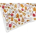 thumbnail image 5 of Christmas Gingerbread Man Soft Flannel Throw Blanket, Cute Red Xmas Candy Cane Glove Fleece Bed Blanket Vertical Soft Warm Blanket All Season Sofa/Couch/Chair for Child Adults, 5 of 6