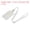 White, variant on Uxcell 4.3"x2.7" ABS Vertical Slide Cover ID Badge Holders with Lanyard White 2Pack
