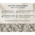 thumbnail image 5 of Printed Cotton Canvas Fabric by Soimoi | Floral Pattern - Gray | 56 Inch Wide | Sold by the Yard | Heavy Duty Craft & Upholstery Fabric, 5 of 7