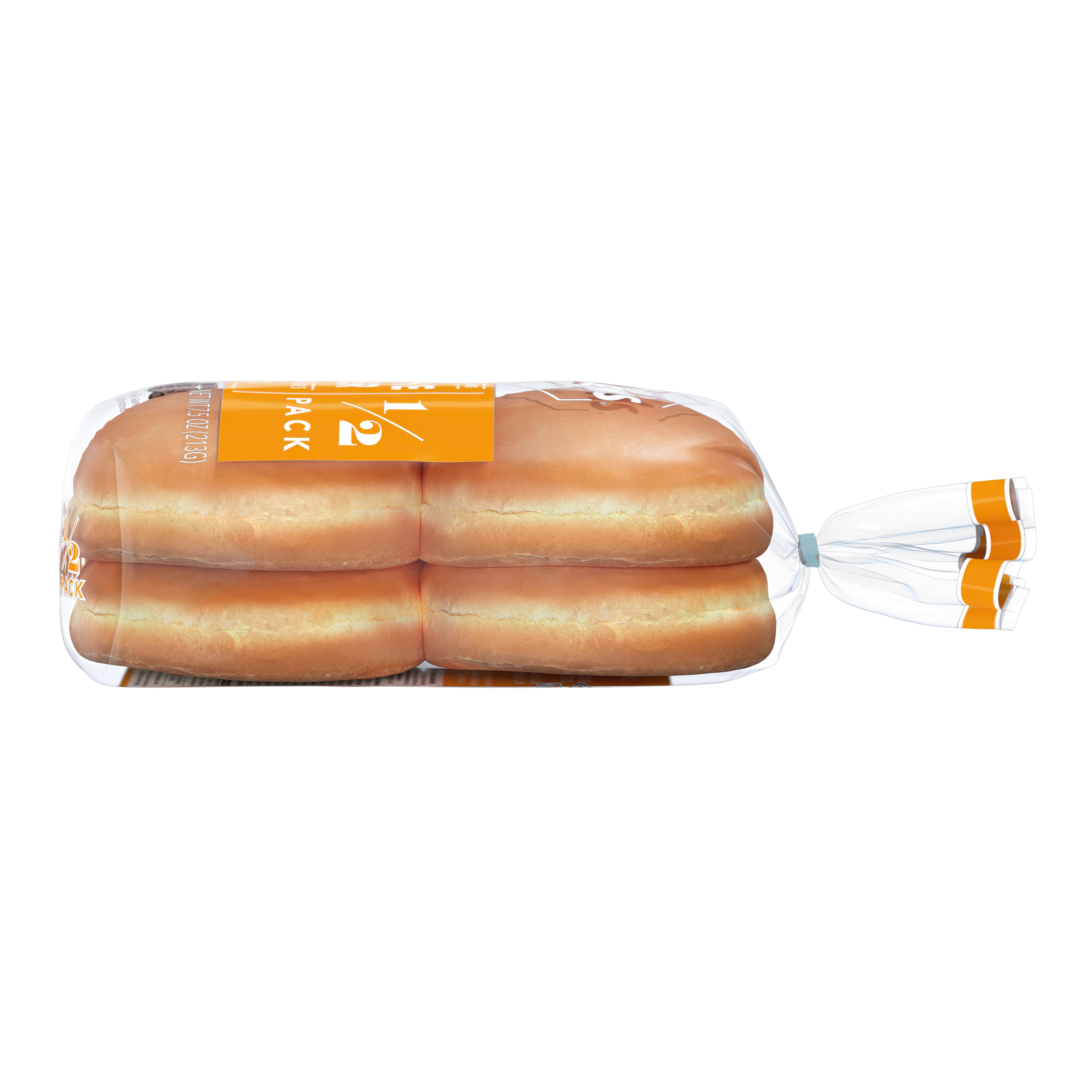 Lewis Bake Shop Brioche Half Pack Burger Buns, 7.5 oz, 4 Count