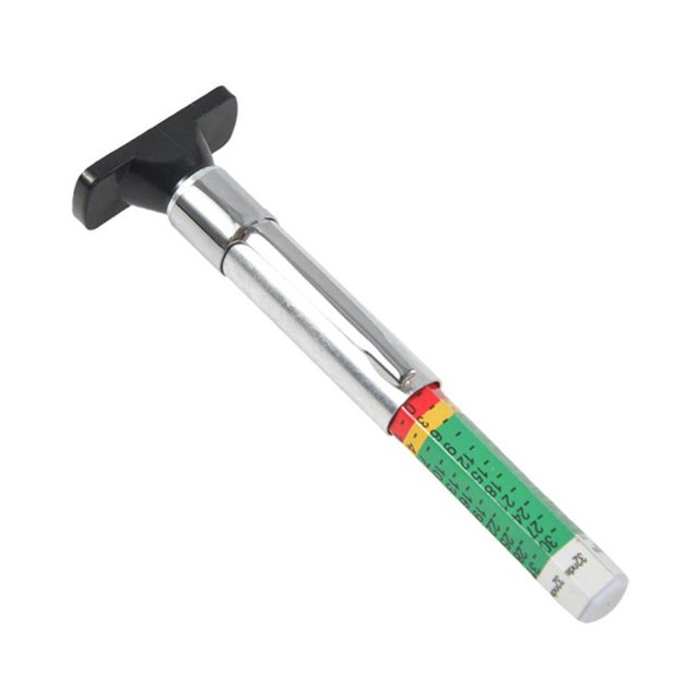 Medidor de profundidad de neumáticos 0-25 mm Neumático de rueda de coche Medición de espesor de banda de rodadura digital