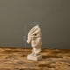 thumbnail image 1 of Escultura abstracta creativa nórdica El silencio es oro Figuras Adornos Arte Resina Artesanía Decoración del hogar Accesorios Oficina Modernos, 1 of 3