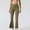 Army Green, variant on EGNMCR Leggings for Women Women's High Waist Hip Lift Flare Yoga Pant Sports Bifurcate Leggings Pants