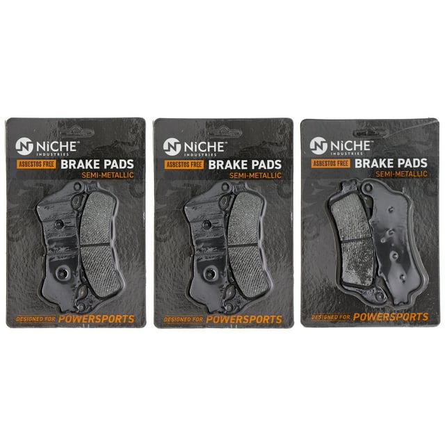 Niche Complete Semi-Metallic Brake Pad Set for Honda ST1300 Motorcycle MK1002452