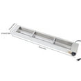 thumbnail image 2 of 600W Food Warmer Overhead Heat Lamps Corded Strip Warmers Stainless Steel Lamps, 2 of 12