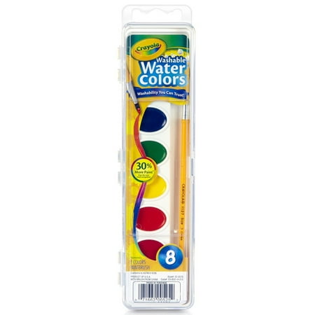Crayola Washable Watercolors, 8-Pack