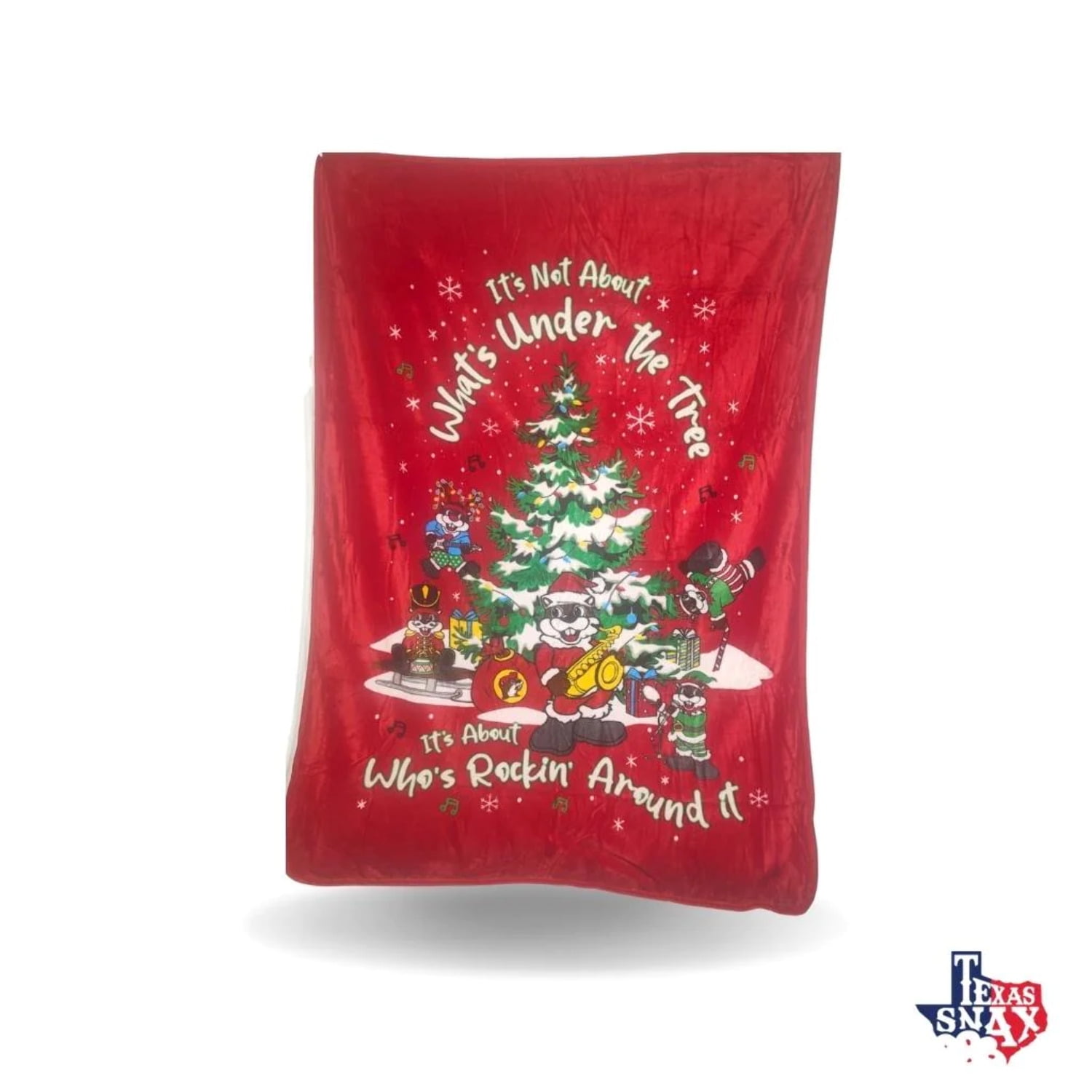 Bucee's Christmas Throw Blanket