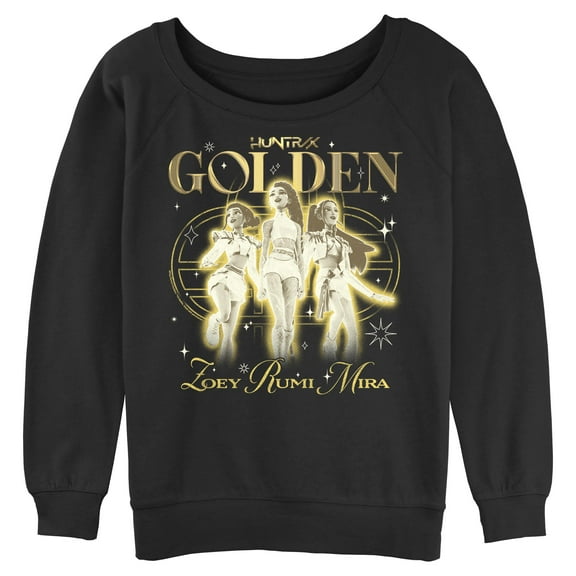 Juniors KPop Demon Hunters Huntrix The Golden Girls Sweatshirt