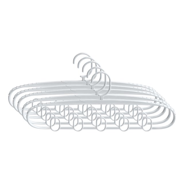 Stainless Steel Hangers with Non-Slip Design, Heavy-Duty Clothing Drying Rack for Closet or Laundry Room (41×17.5×3cm)