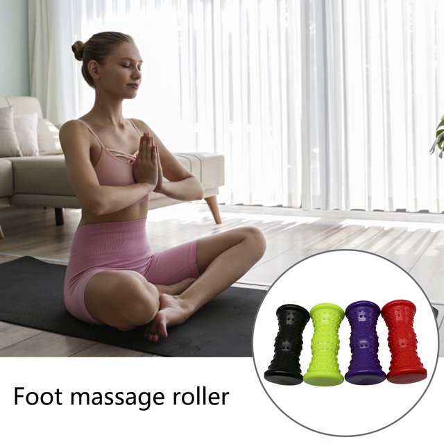 Foot Therapy Roller Non-slip Ergonomic Groutable Foot Massage Relief Plantar Fasciitis Foot Roller Yoga Exercise