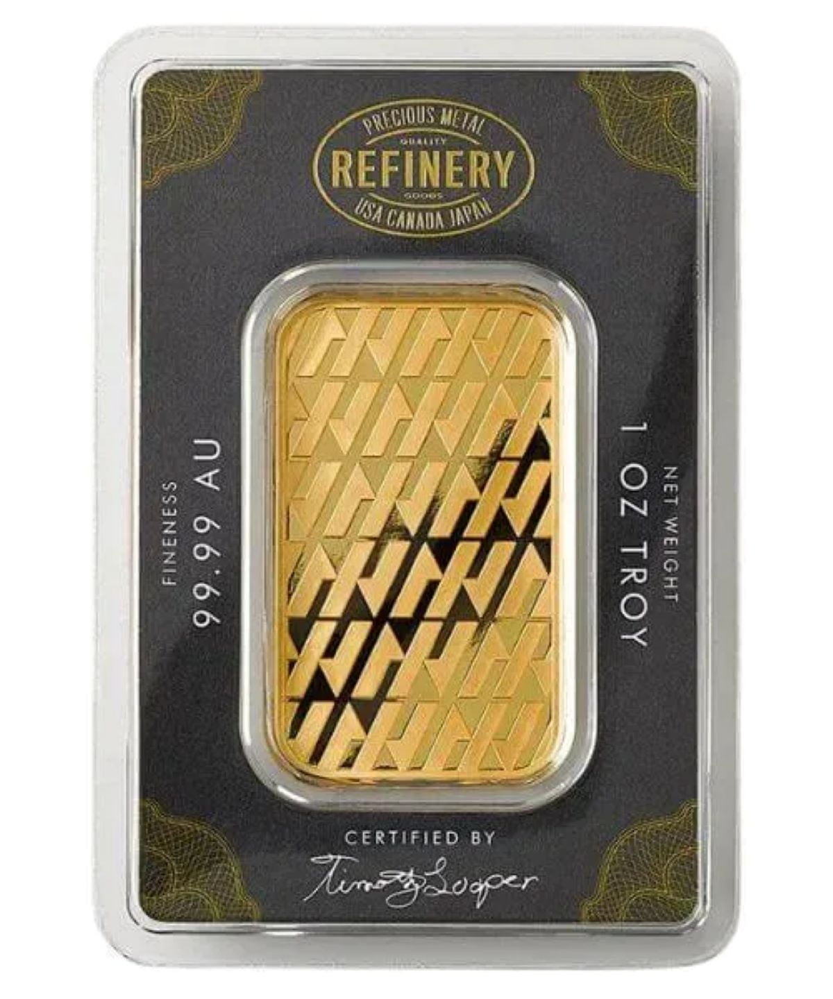Asahi Refining 1 Oz Gold Bar .9999 Fine (In Assay)